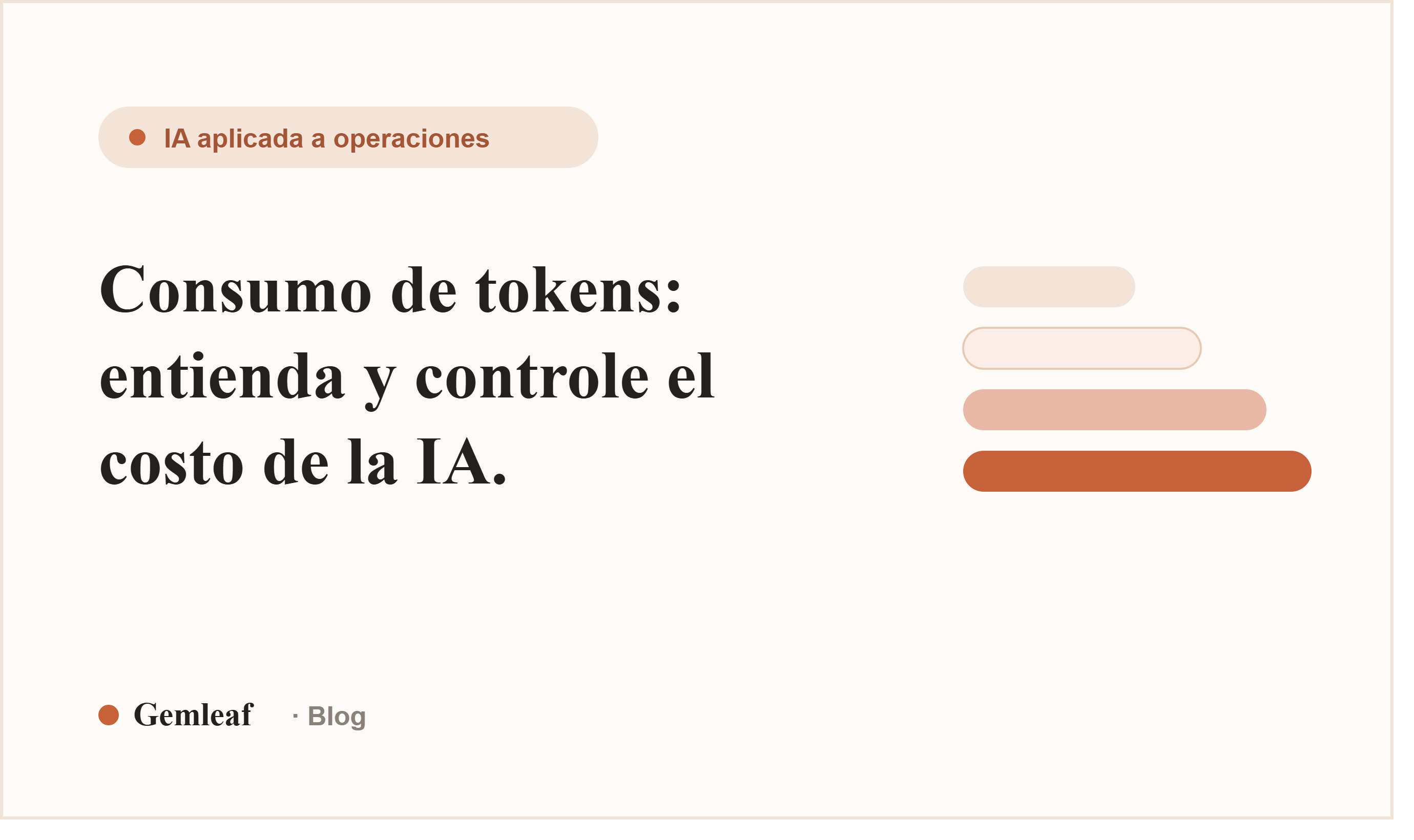 Consumo de tokens: cómo entender y controlar el costo de la IA